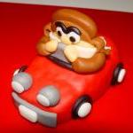 Fondant Racer Cake Topper