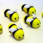 12 Fondant Bee Cupcake Topp..