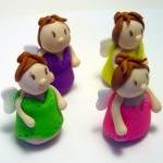 12 Fondant Fairy Cupcake To..