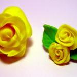 12 Fondant Rose Cake/Cupcak..