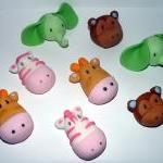12 Fondant 3D Jungle/Safari..