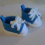 Fondant Baby Shoes Cake To..