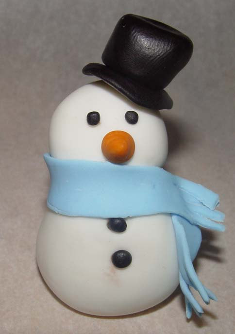 fondant snowman fondant snowman
